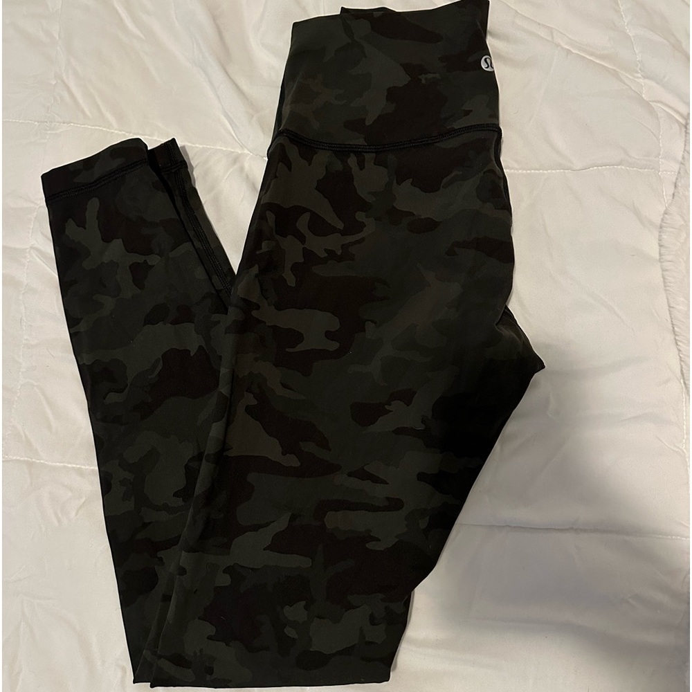 lulu lemon camo leggings